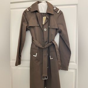 Brand New Michael Kors coat/jacket. Size XS. Silver hardware